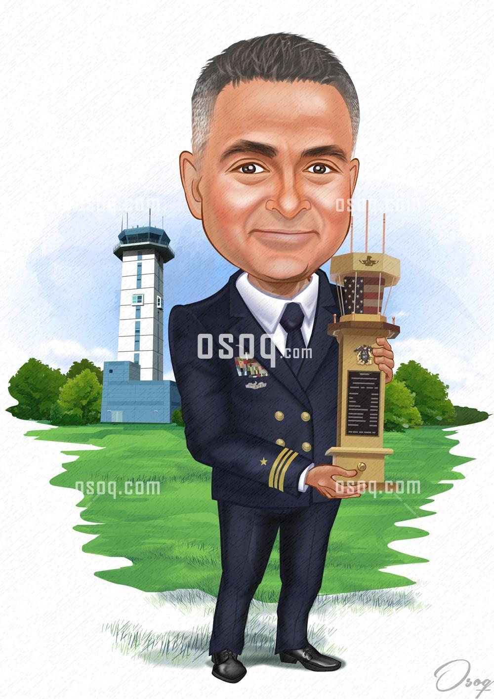 Male cartoon caricature 01