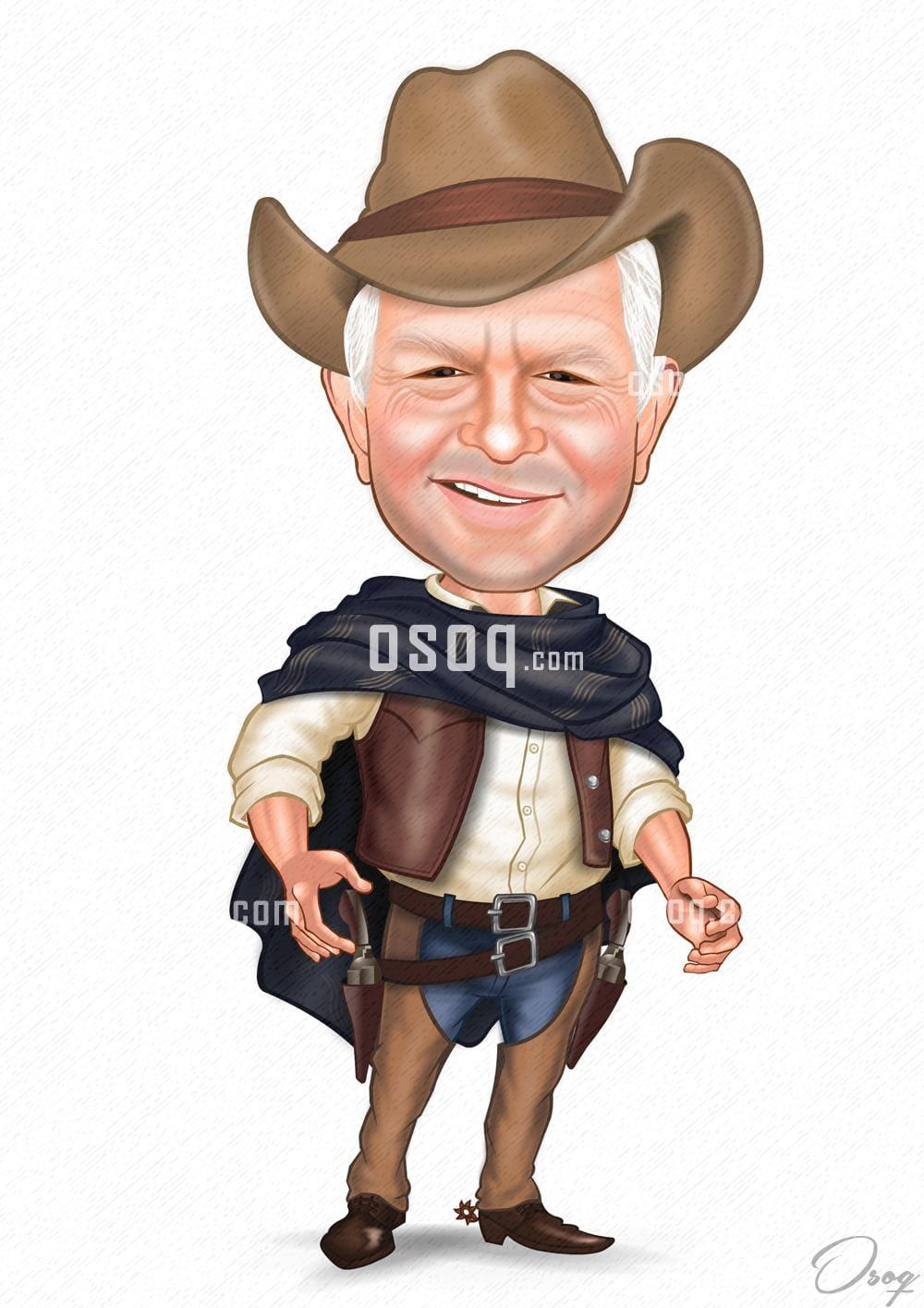 Male cartoon caricature 09