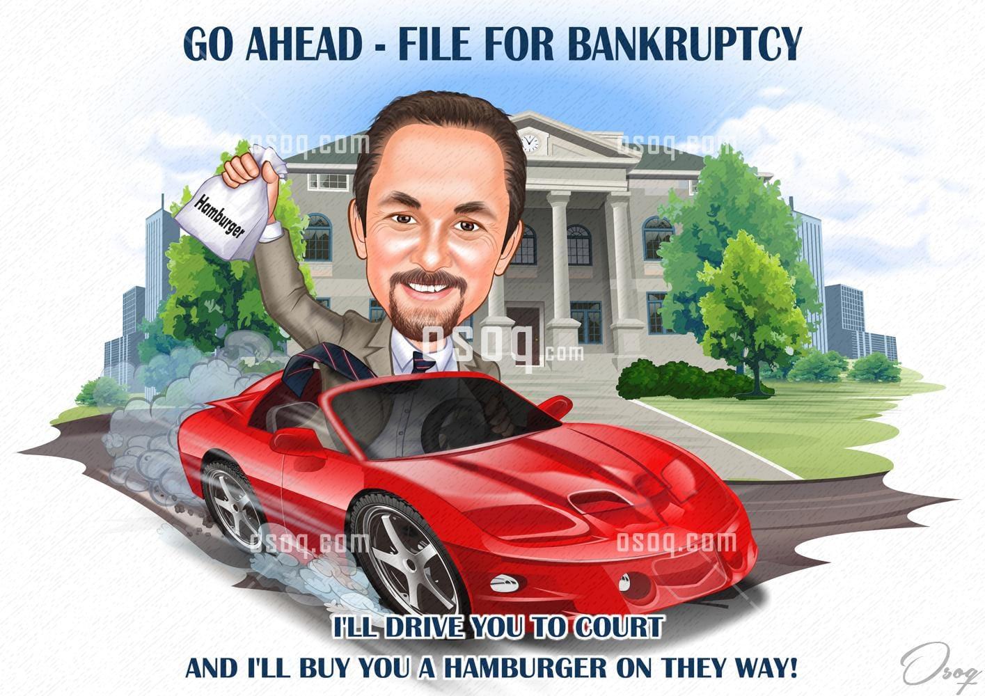 Male cartoon caricature 16