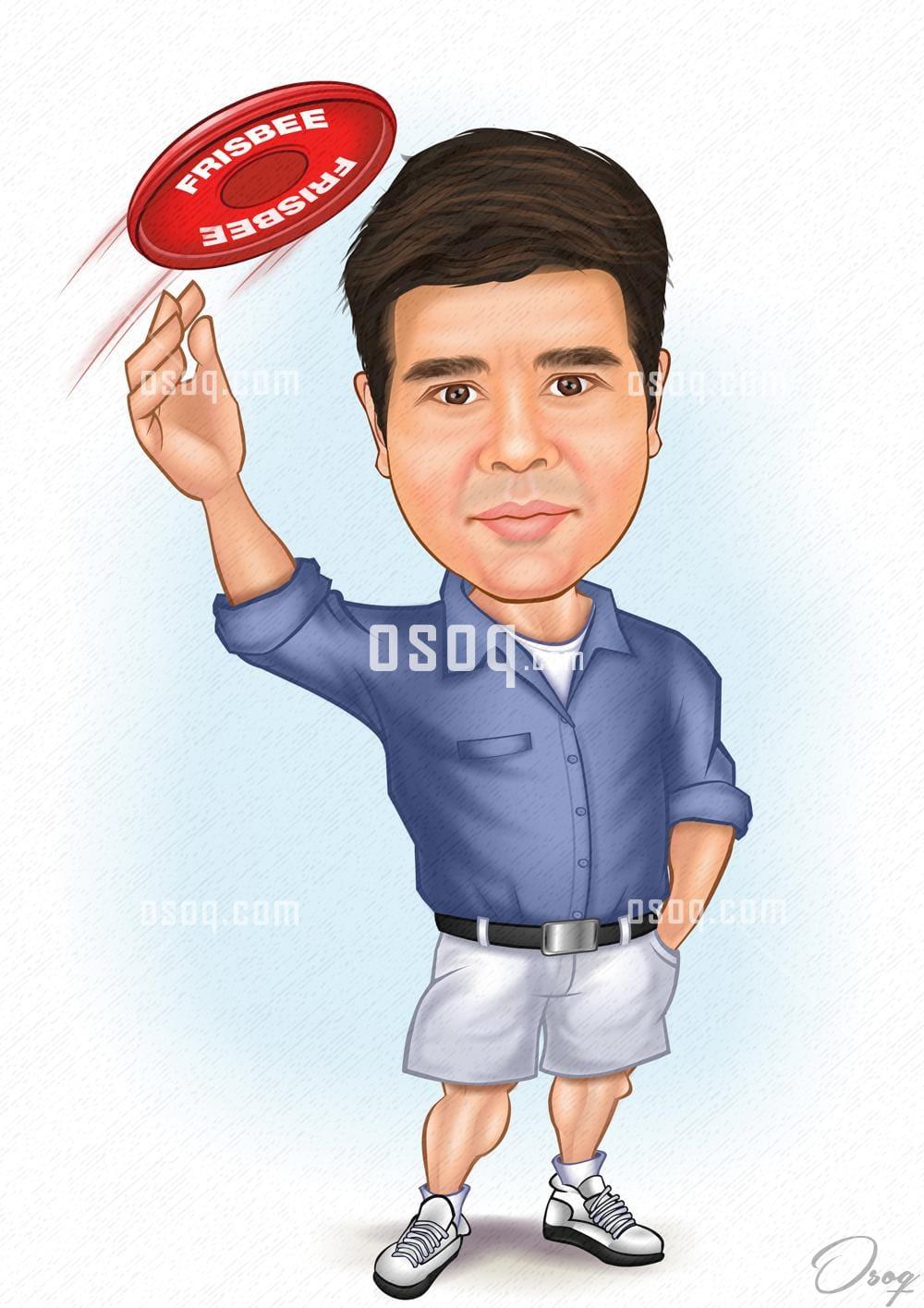 Male cartoon portrait 02
