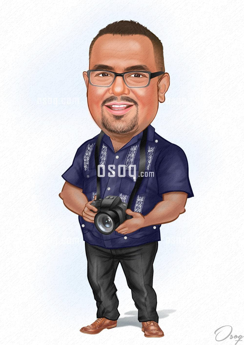 Male cartoon portrait 07