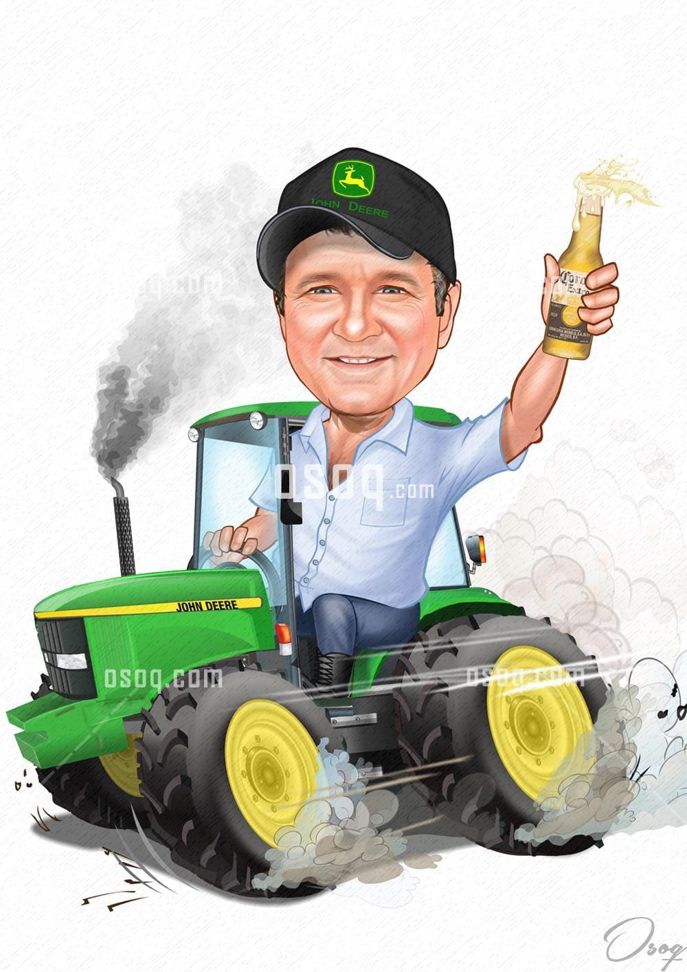 Man cartoon portrait 12
