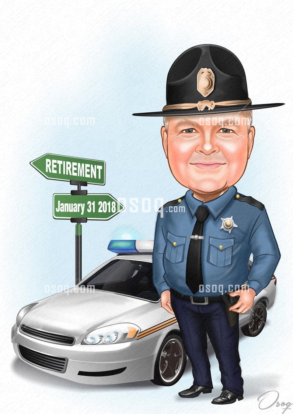 Man cartoon portrait 15