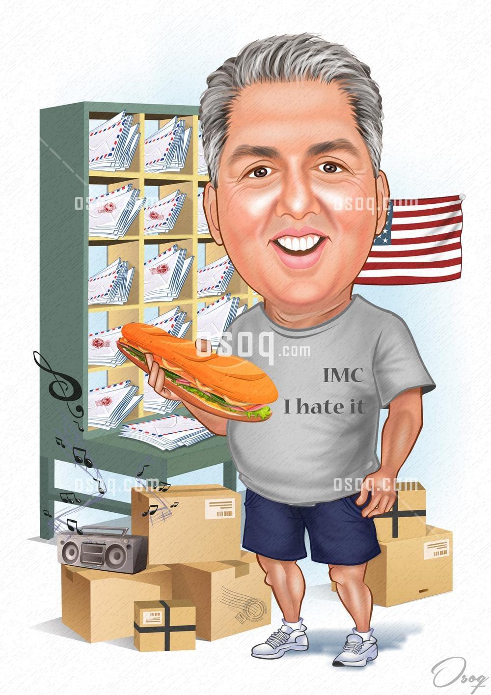 Office cartoon caricature 10