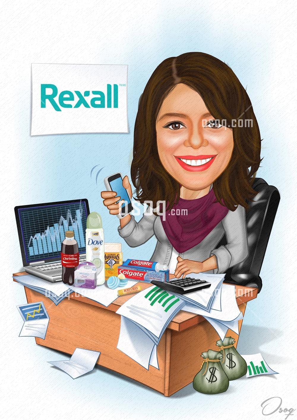 Office cartoon caricature 19