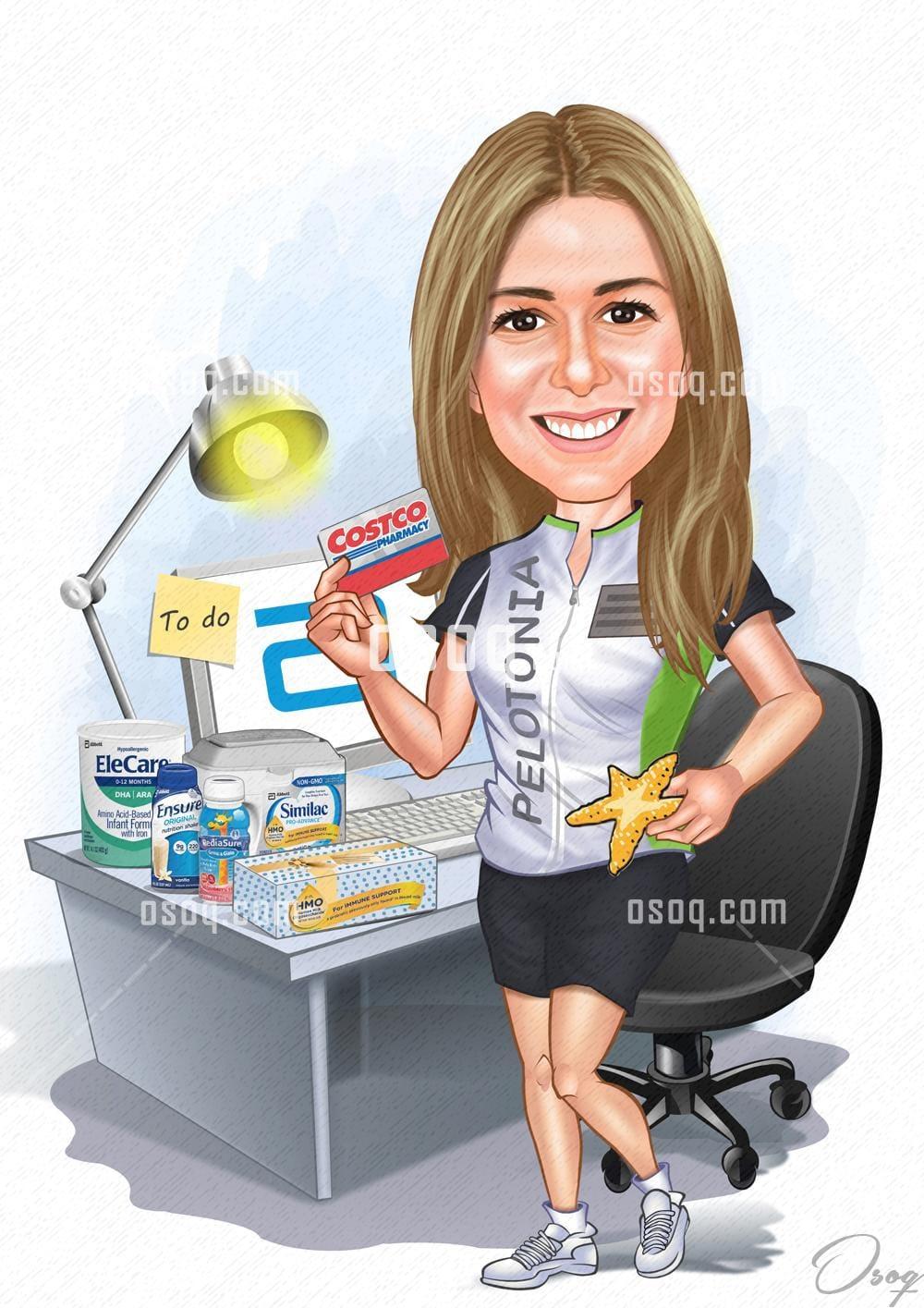 Office cartoon caricature 20