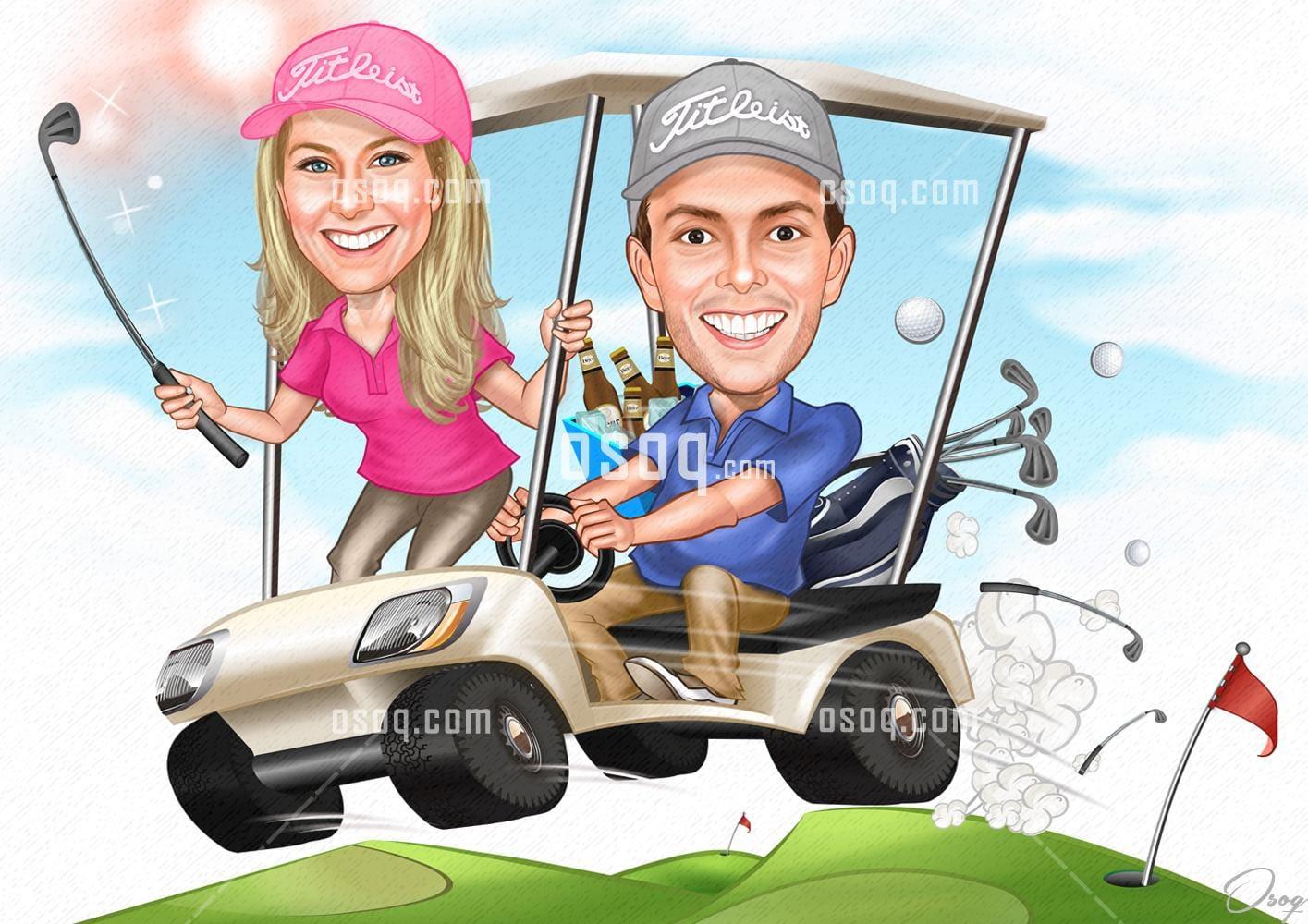 Personalized cartoon caricature 01