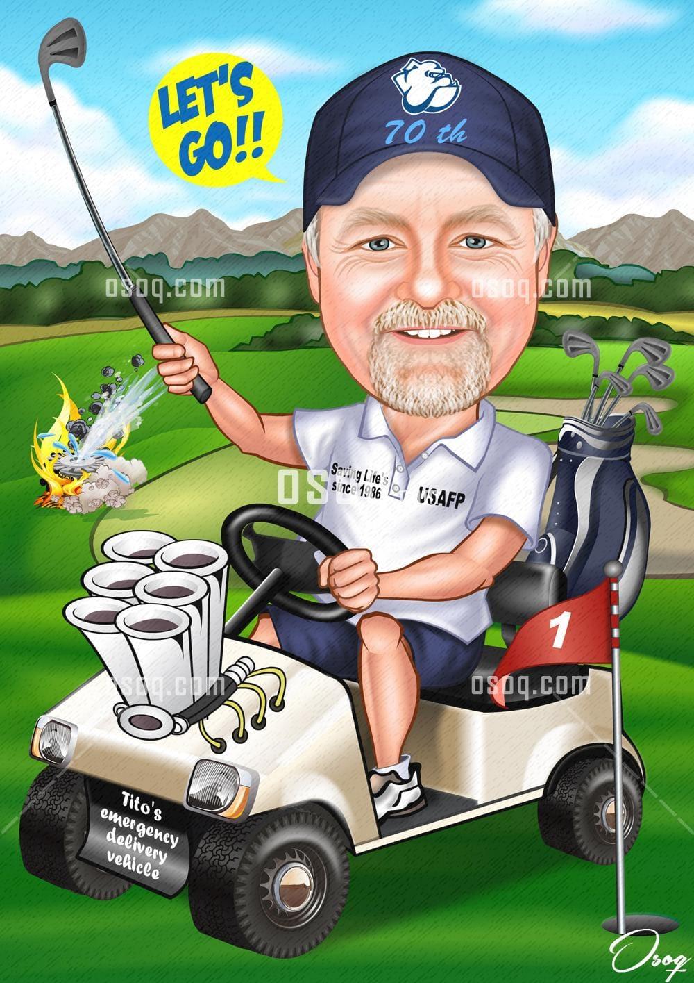 Personalized cartoon caricature 02