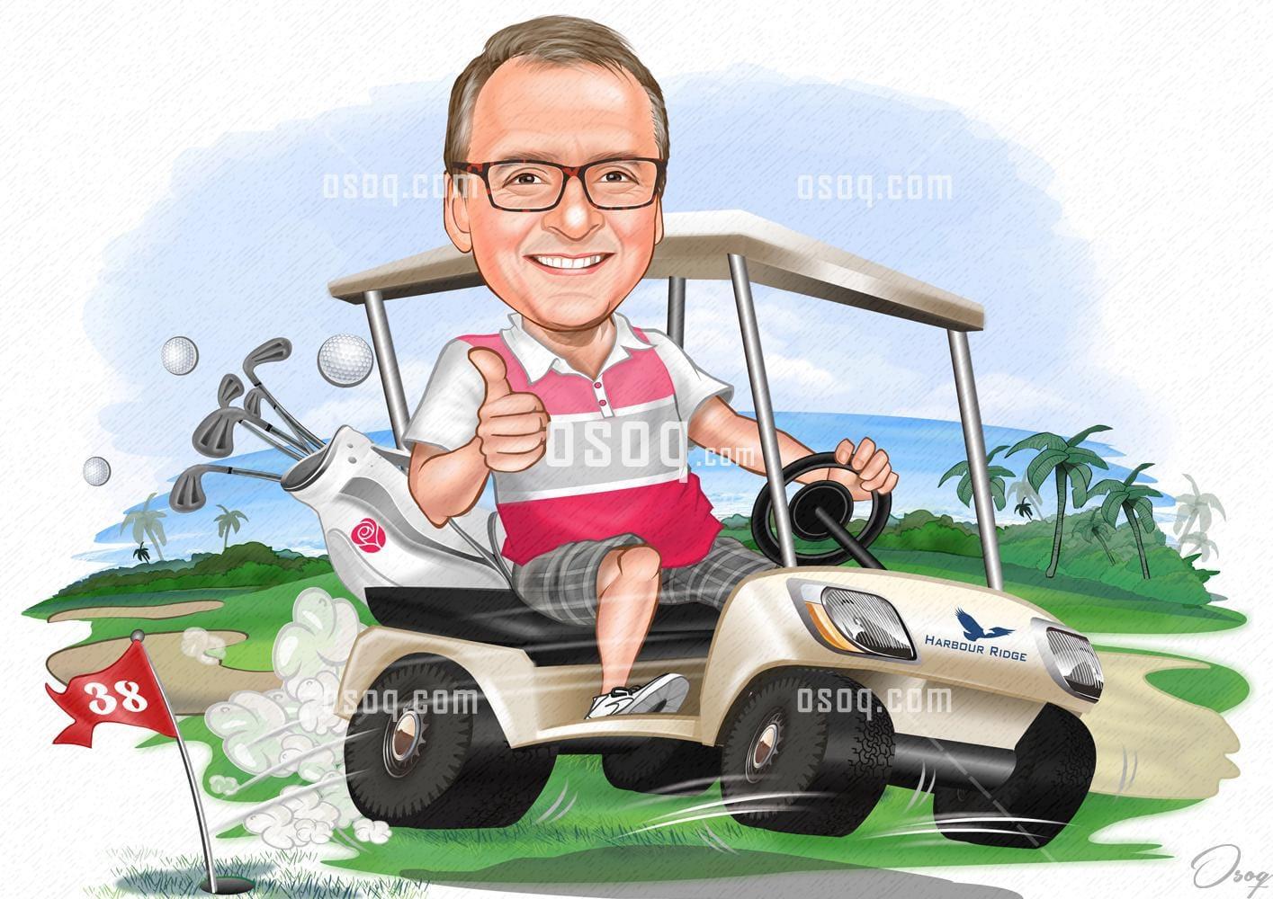 Personalized cartoon caricature 06