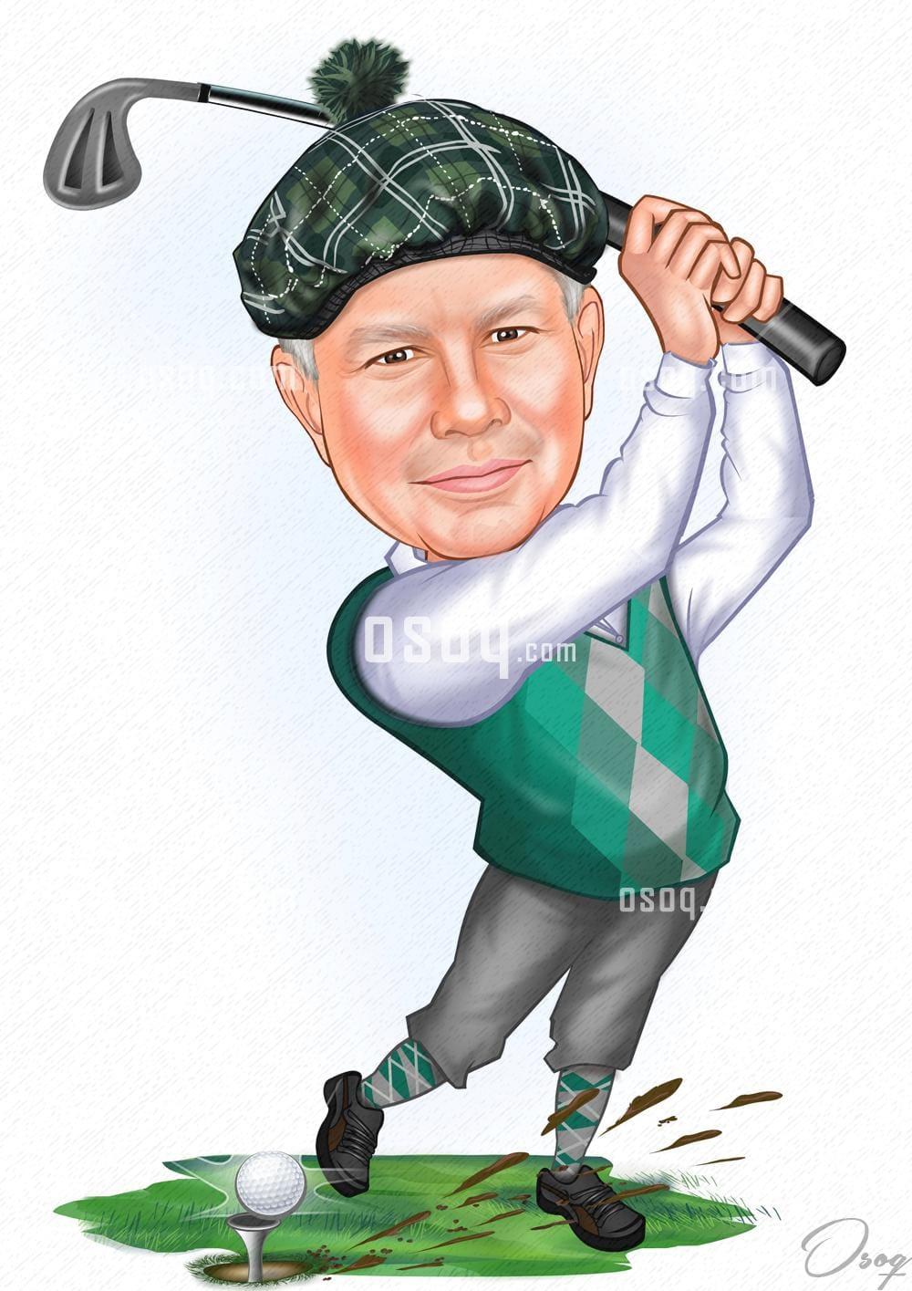 Personalized cartoon caricature 08