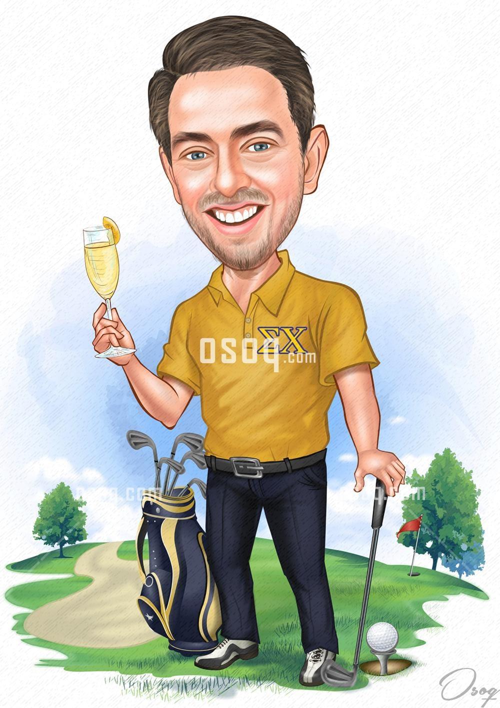 Personalized cartoon caricature 09
