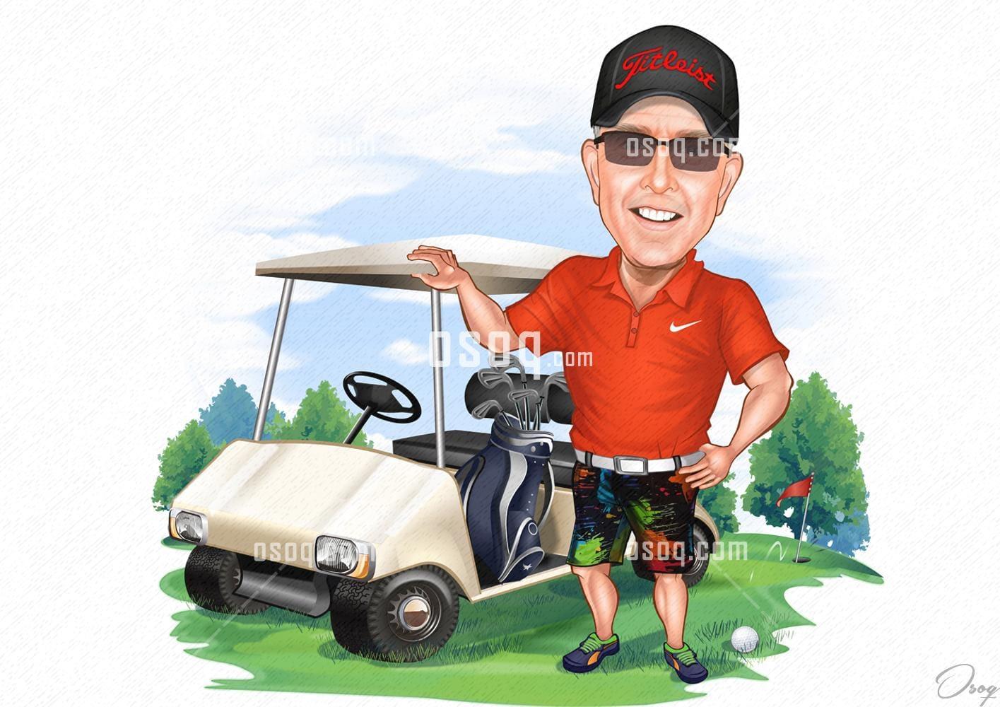 Personalized cartoon caricature 10