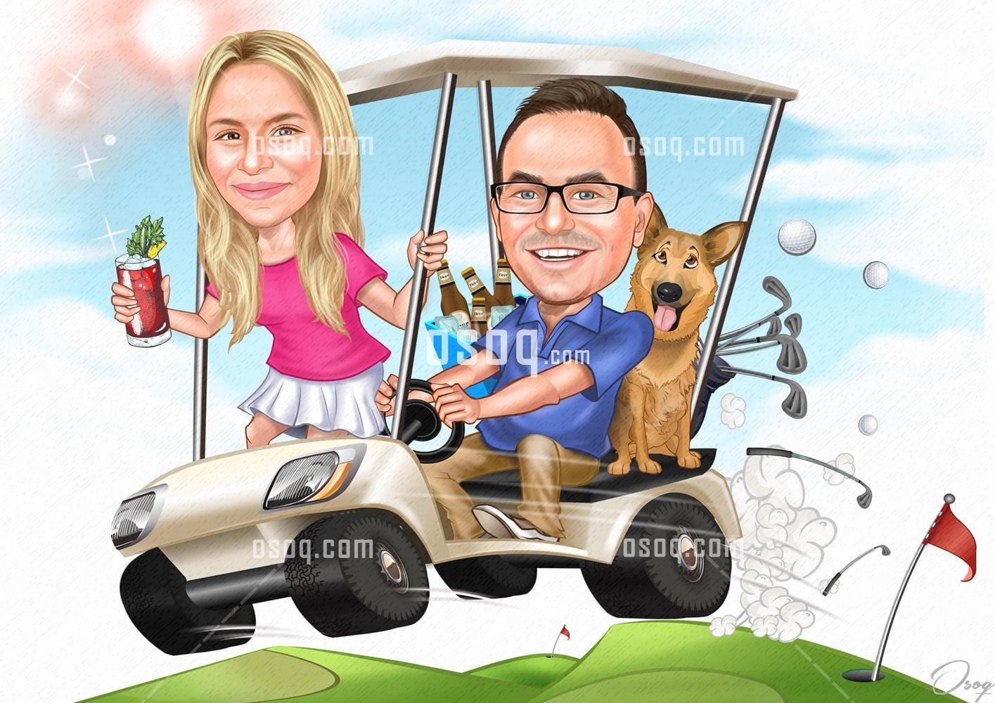 Personalized cartoon caricature 11