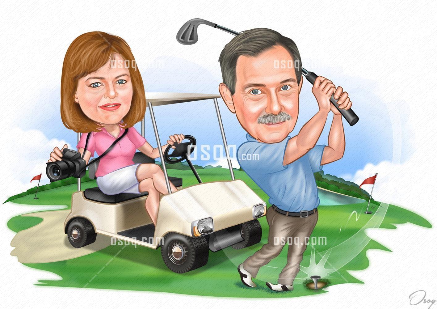 Personalized cartoon caricature 13