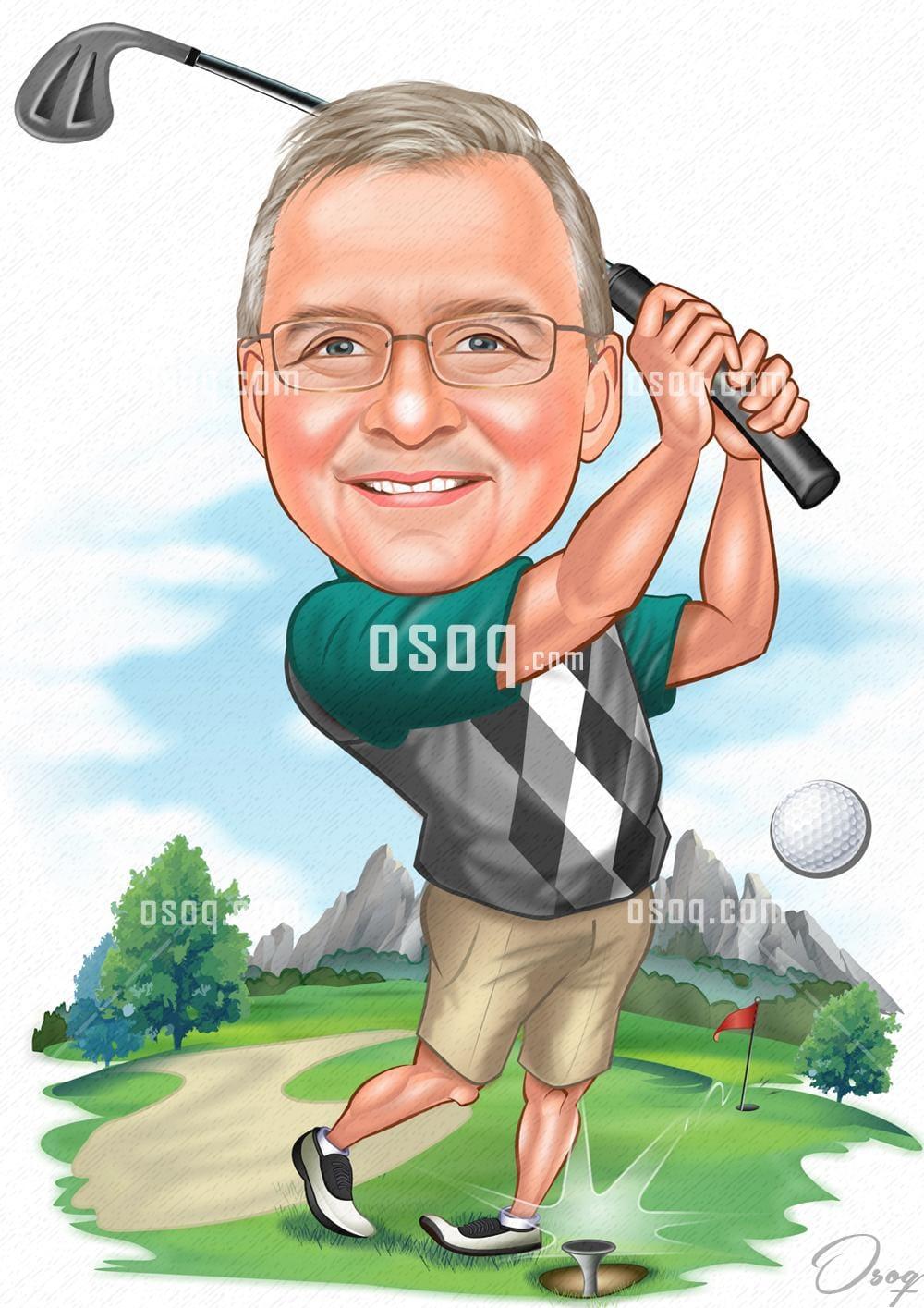 Personalized cartoon caricature 16