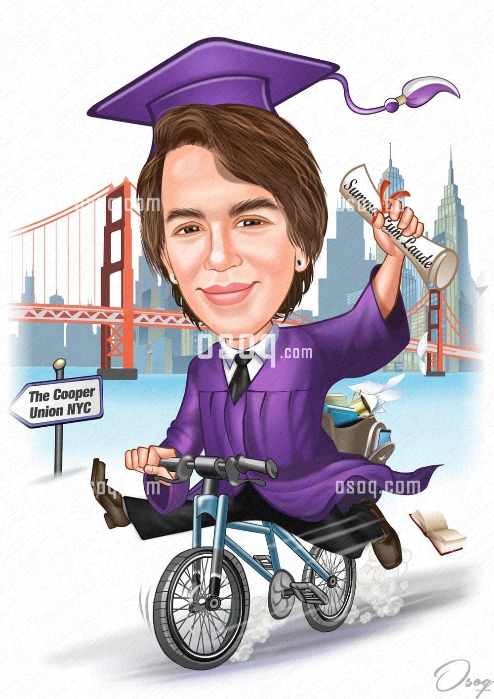 Personalized cartoon caricature 17