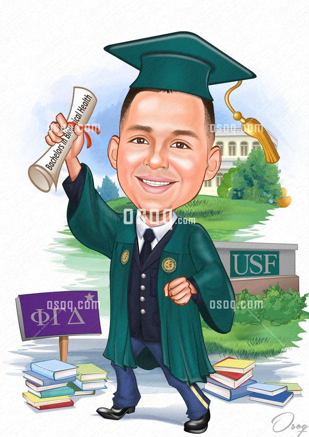 Personalized cartoon caricature 18