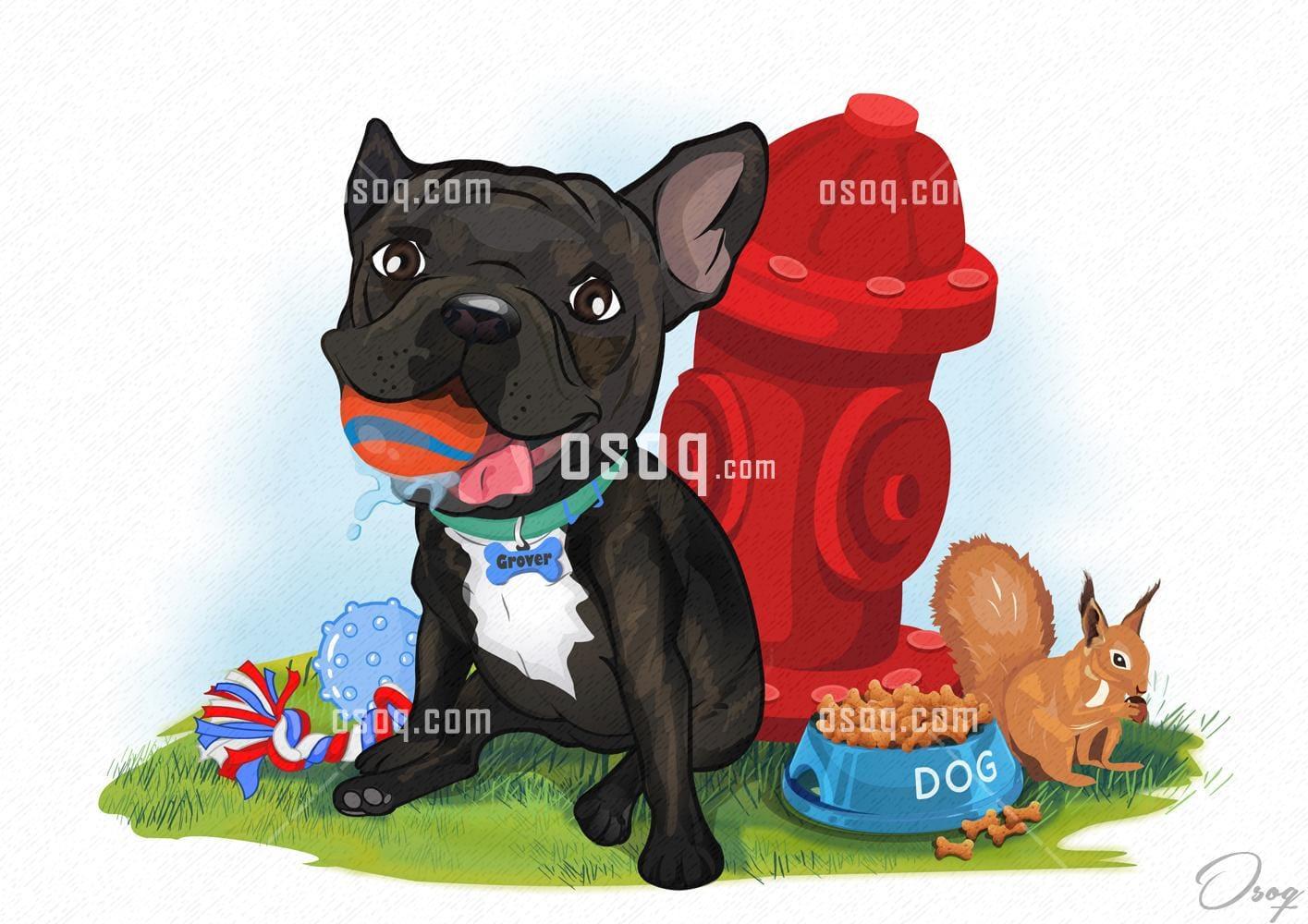 Pets cartoon caricature 18
