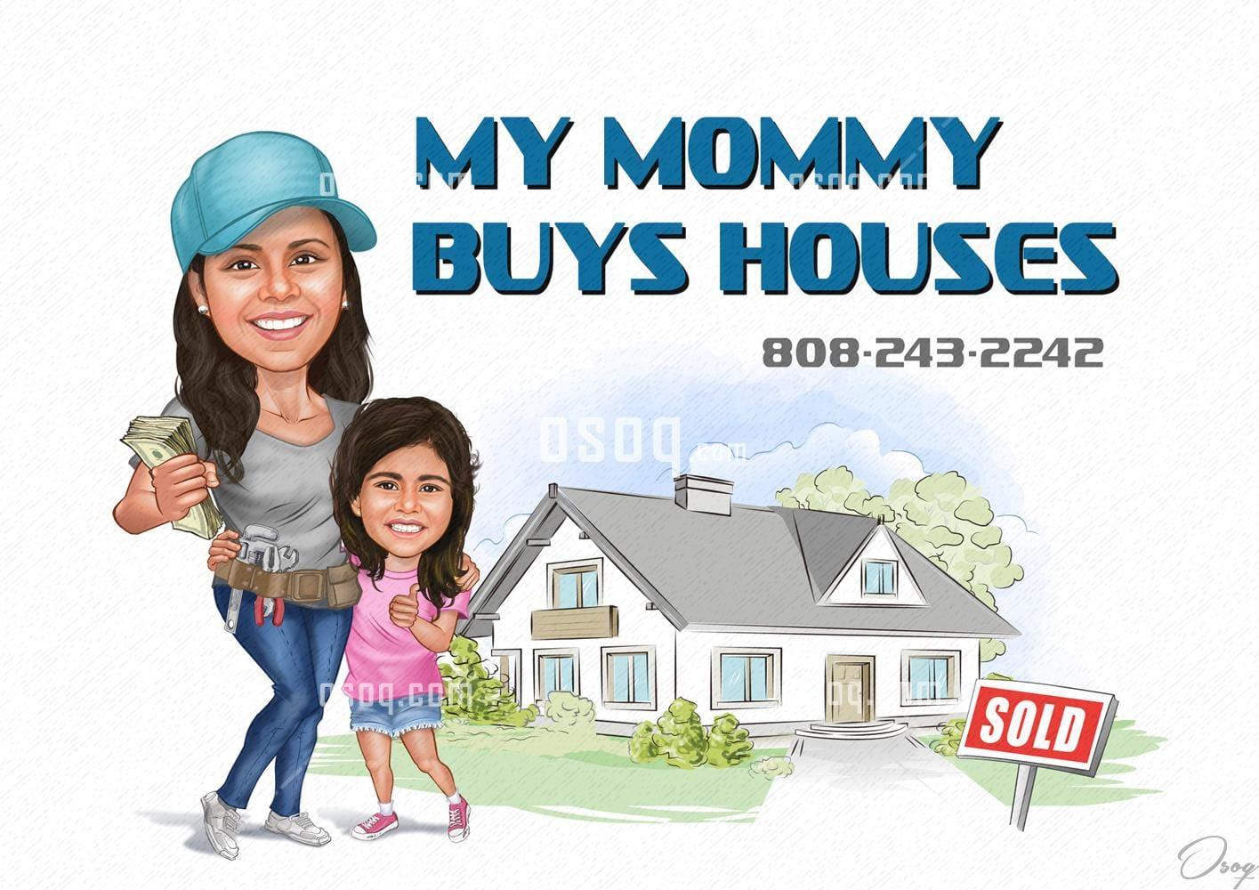Real estate cartoon caricature 11