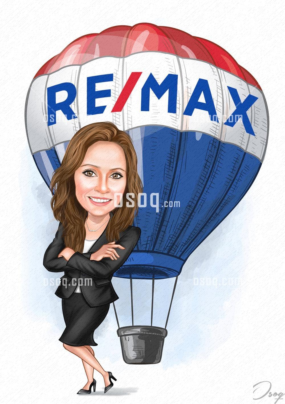 Real estate cartoon caricature 20