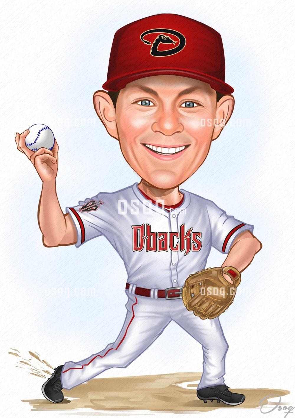 Sports cartoon caricature 02