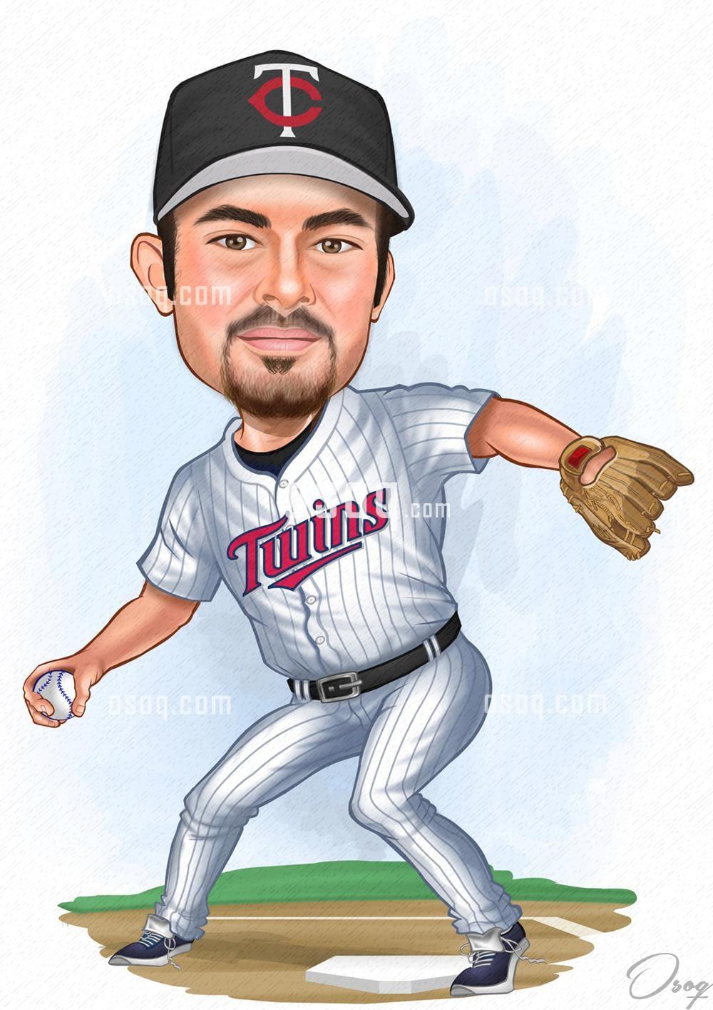 Sports cartoon caricature 04