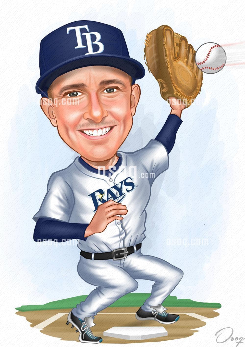 Sports cartoon caricature 05