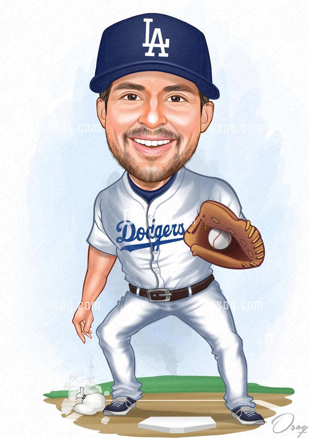 Sports cartoon caricature 07