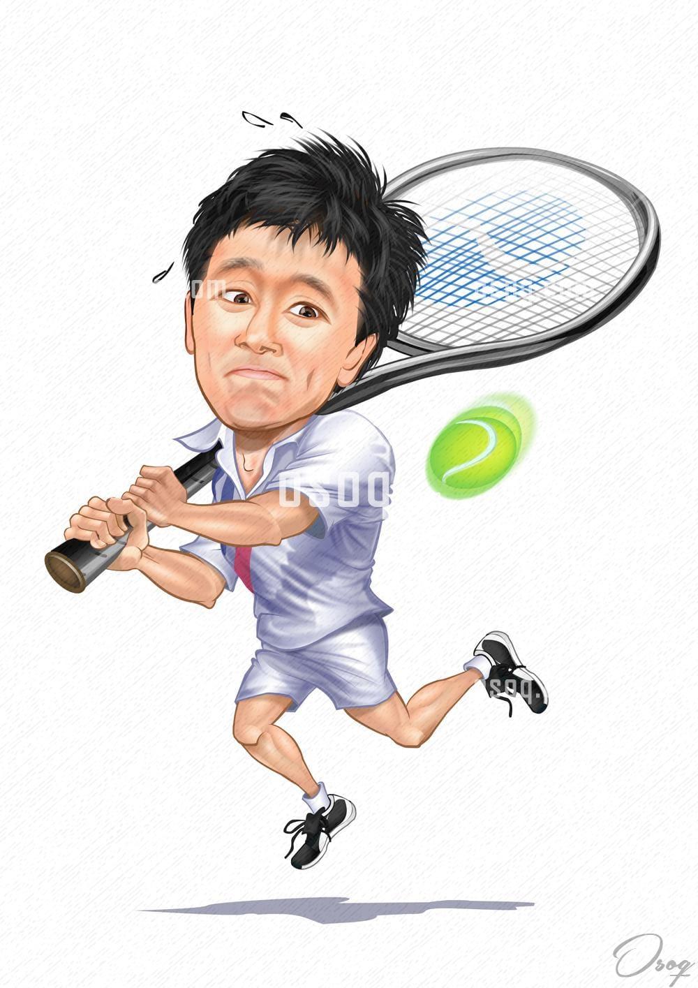 Sports cartoon caricature 11