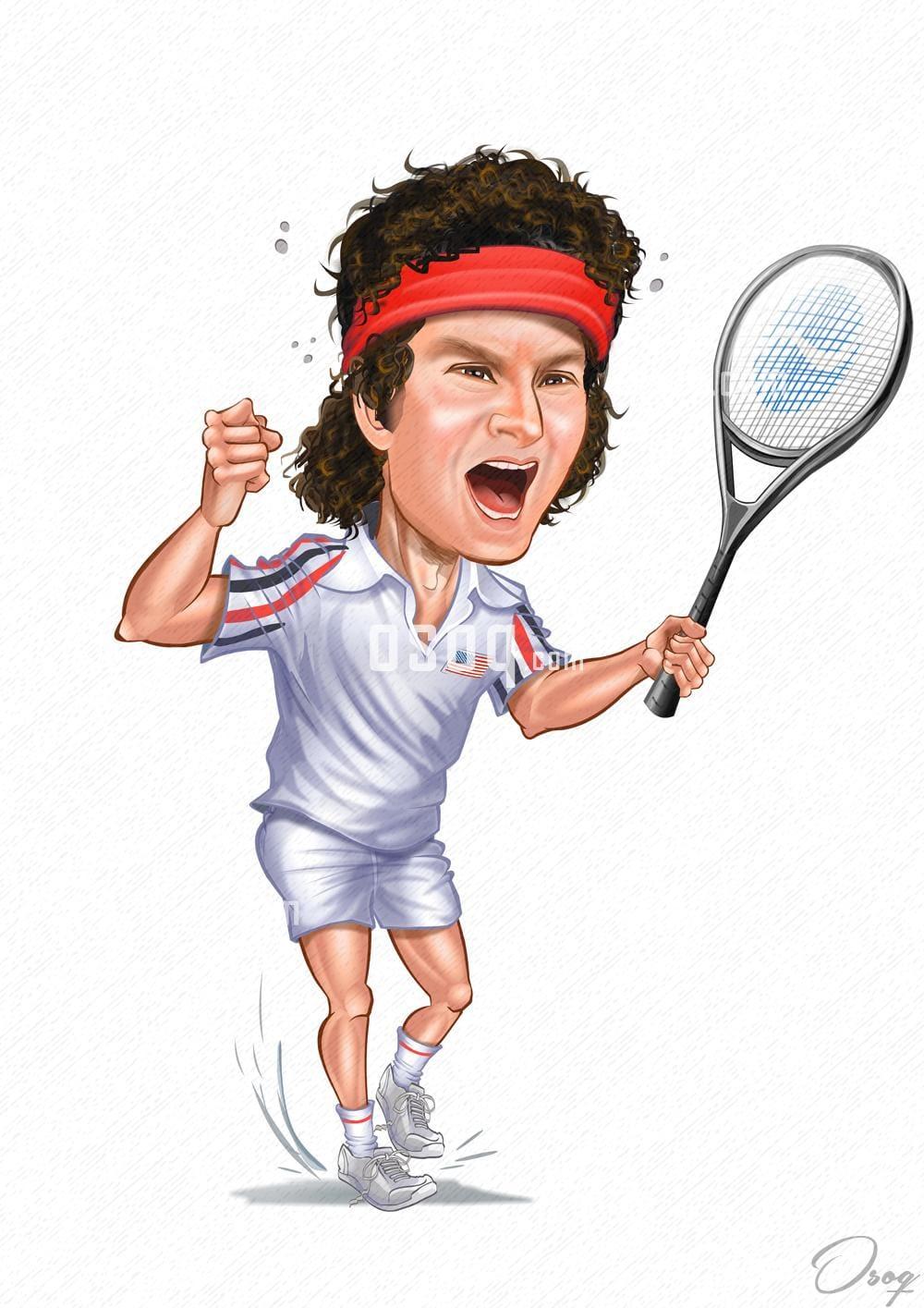 Sports cartoon caricature 12