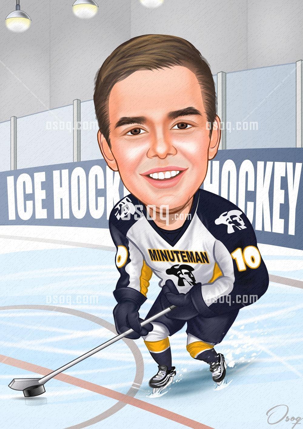 Sports cartoon caricature 16