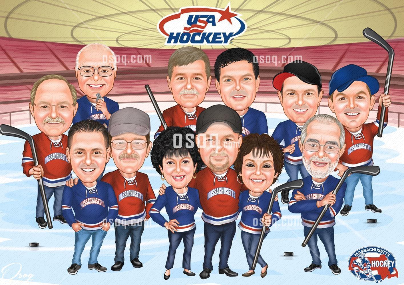 Sports cartoon illustration 02