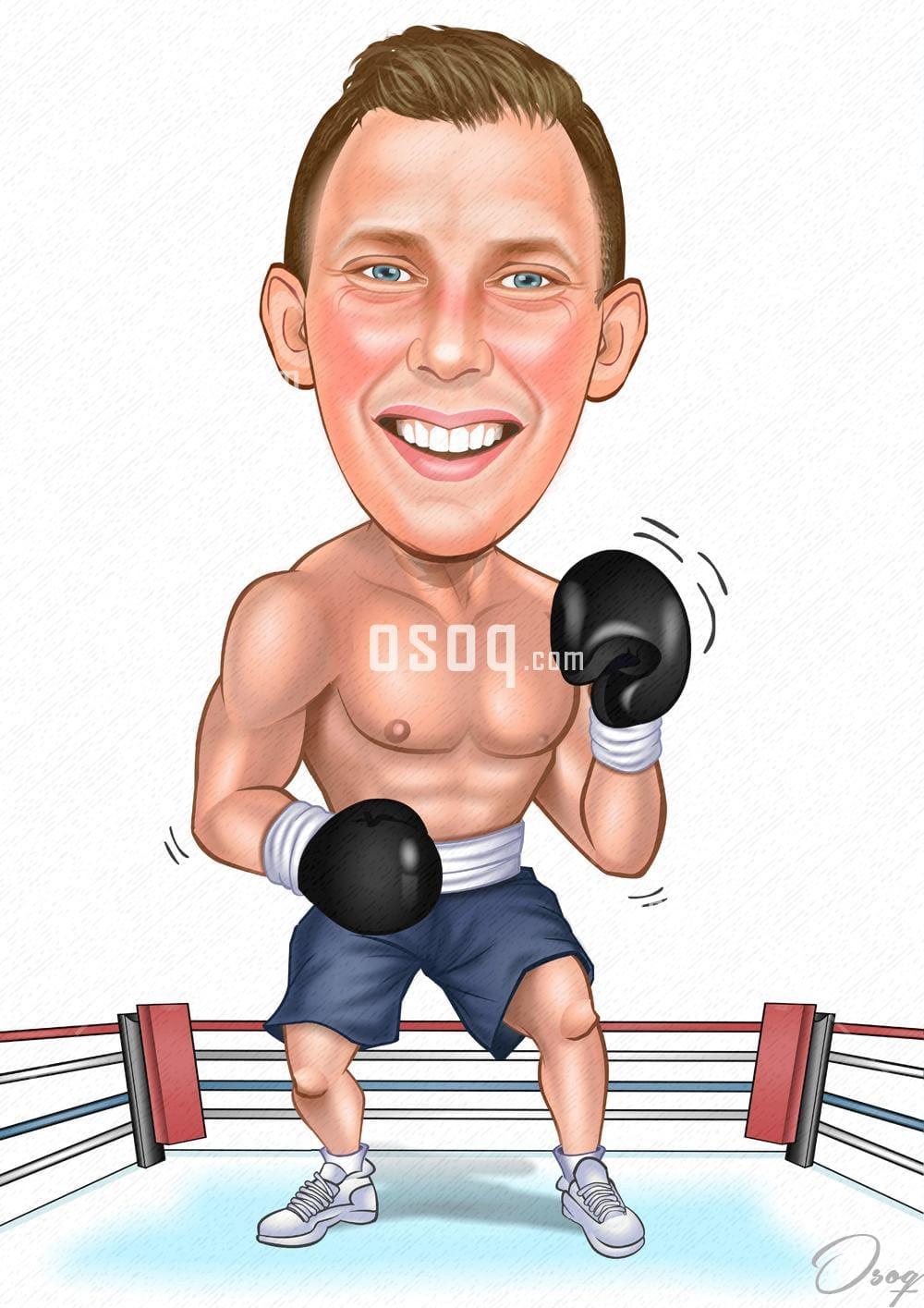 Sports cartoon illustration 04