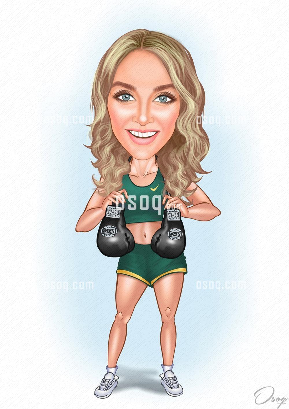 Sports cartoon illustration 06