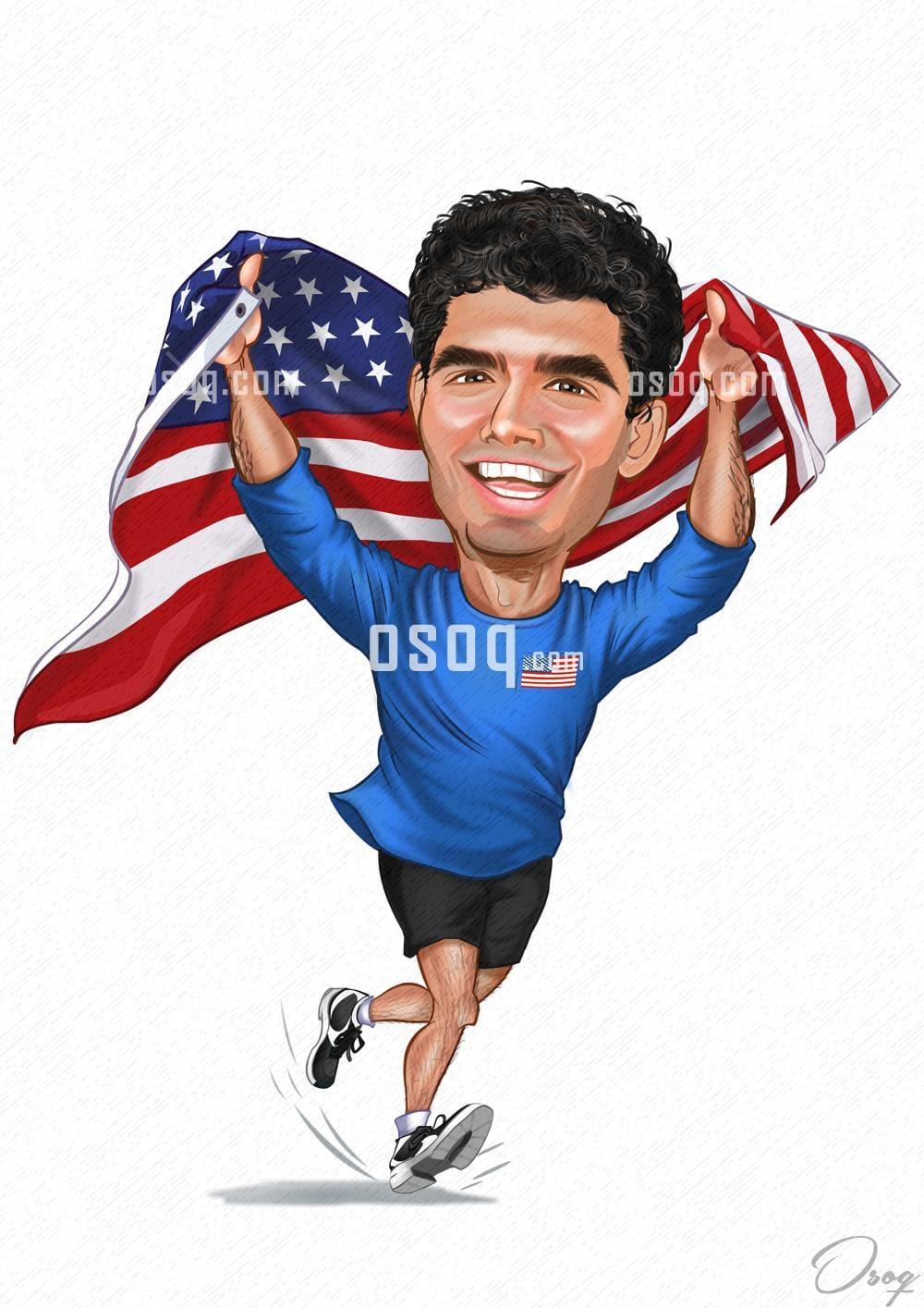 Sports cartoon illustration 11
