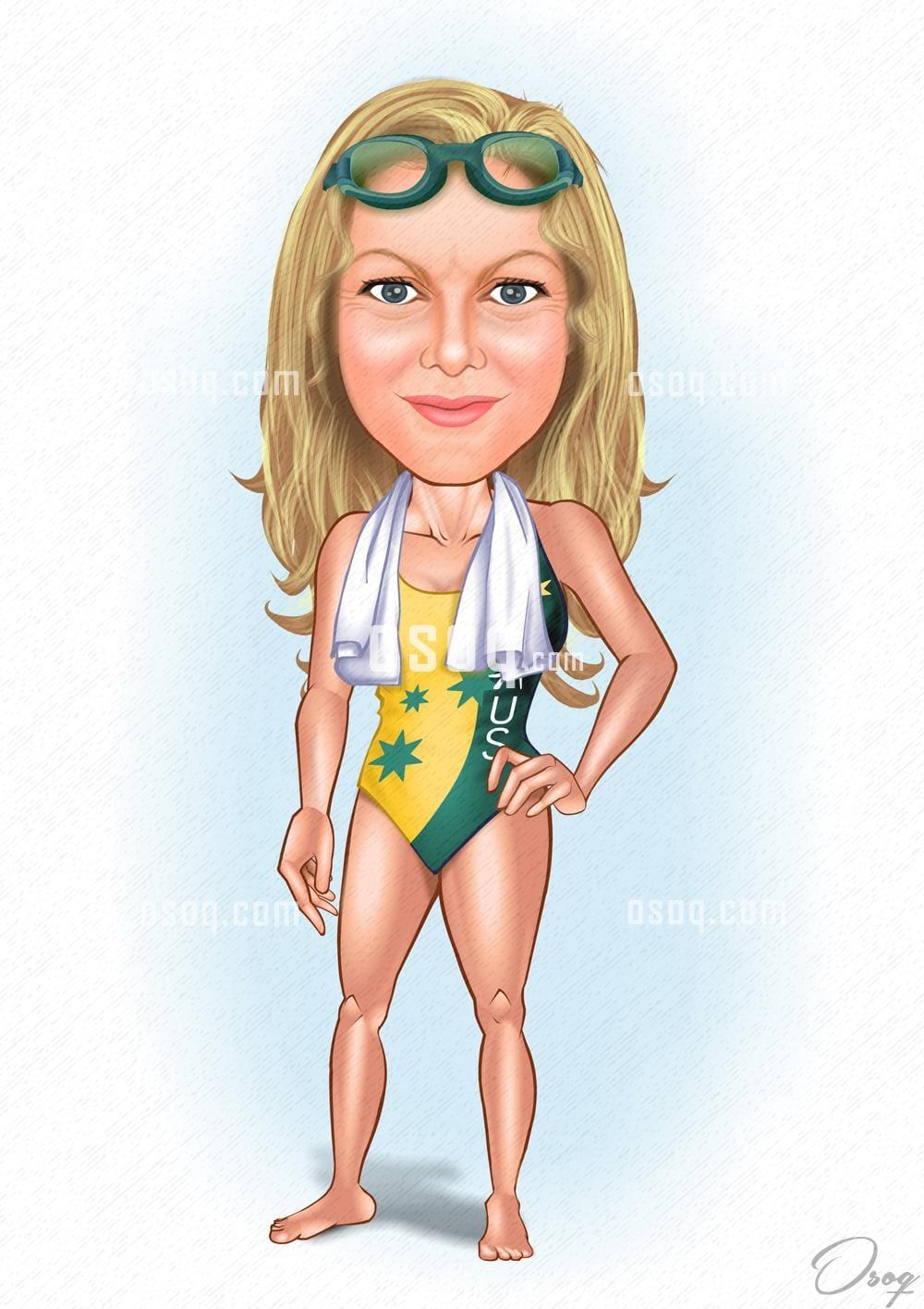 Sports cartoon illustration 12