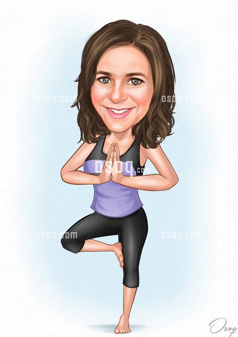 Sports cartoon illustration 17