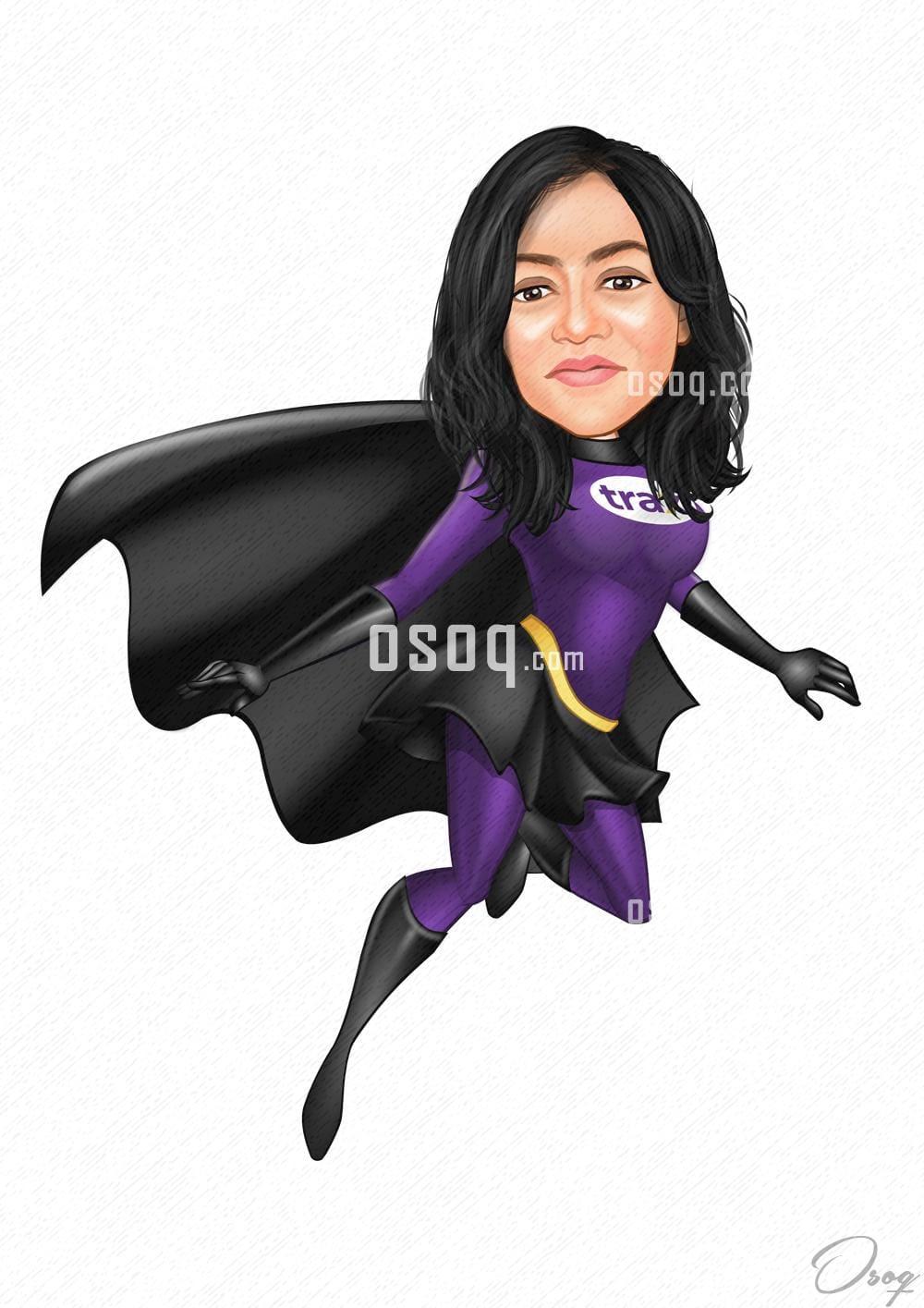 Superheroes cartoon caricature 08