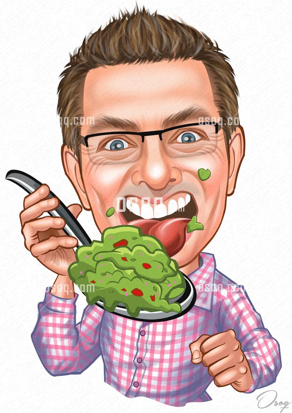 Superheroes cartoon portrait 05