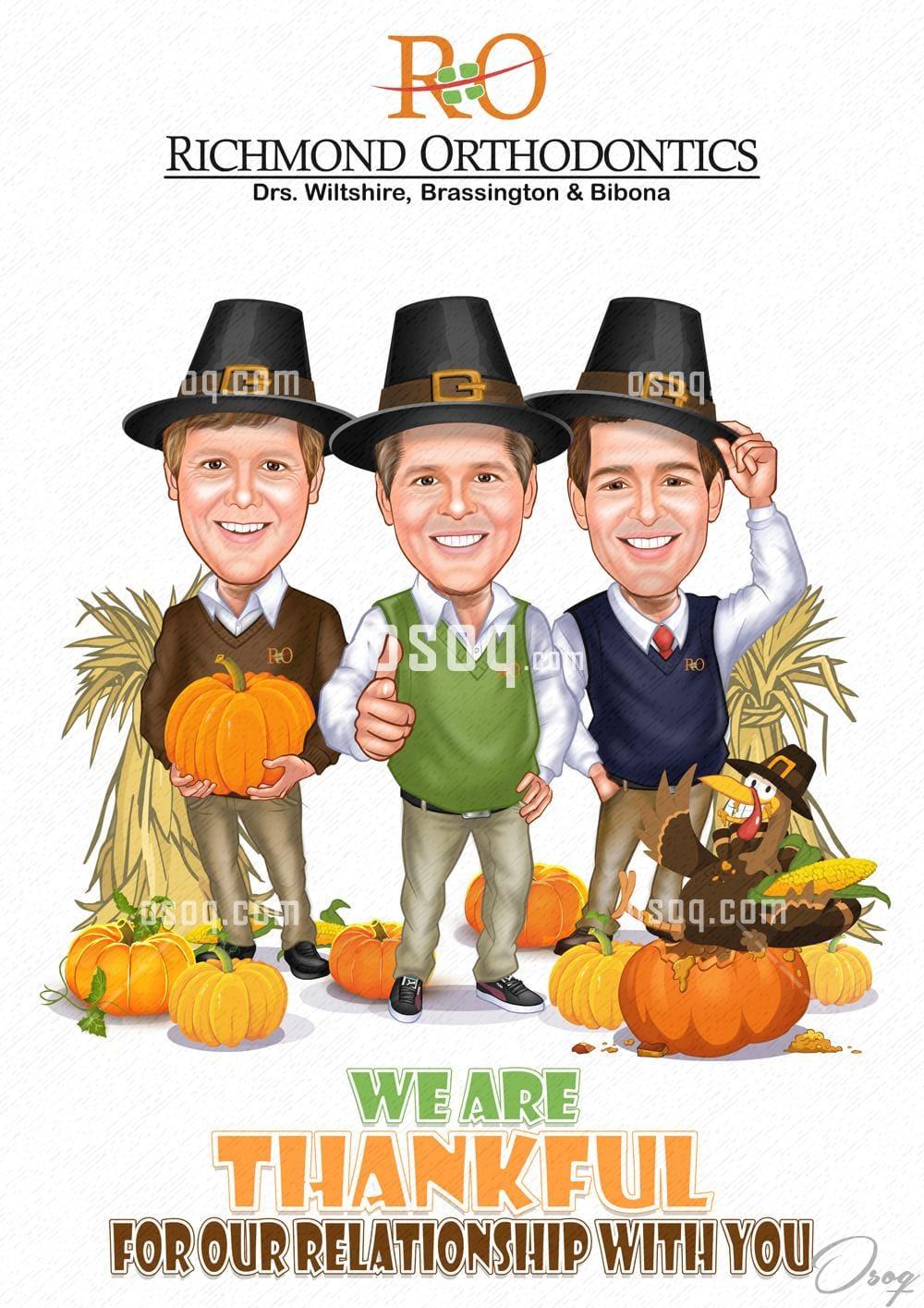 Team logo cartoon caricature 14