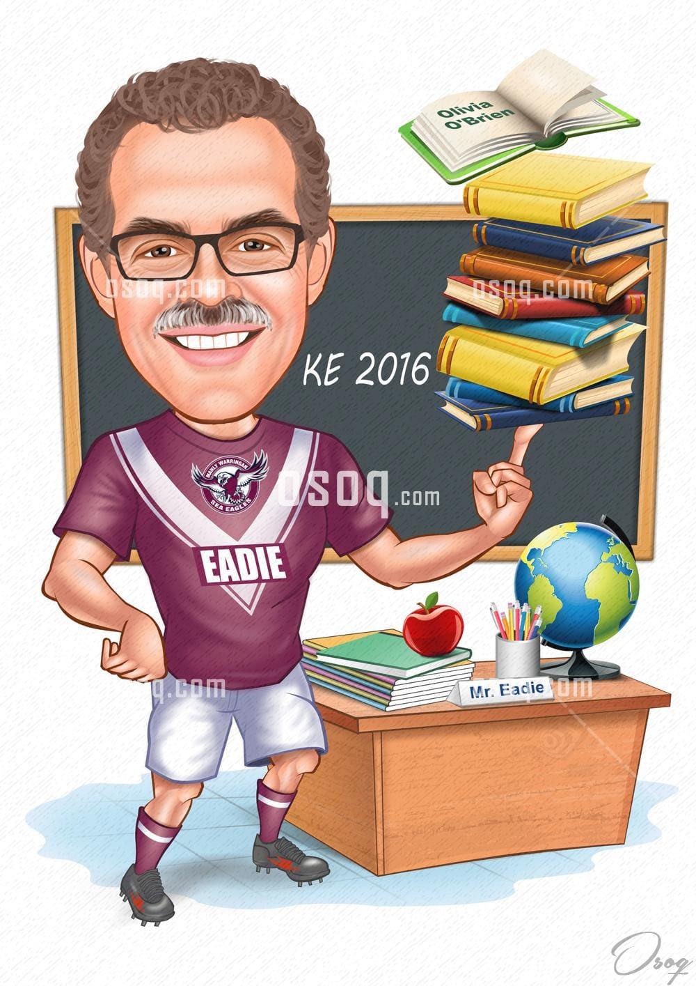Work cartoon caricature 02