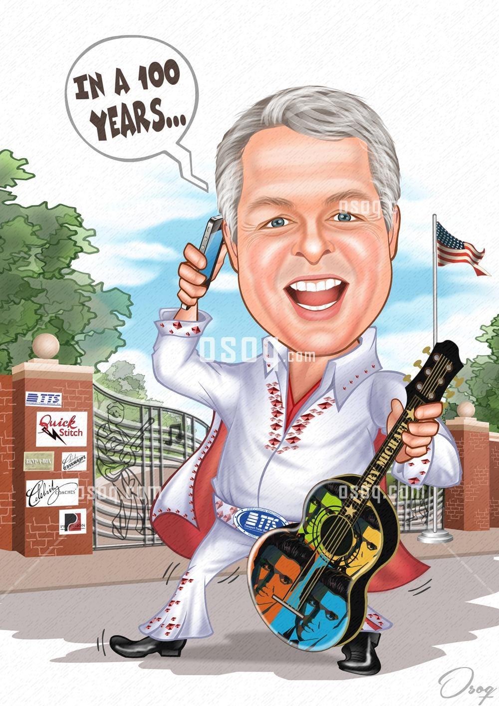 Work cartoon caricature 04