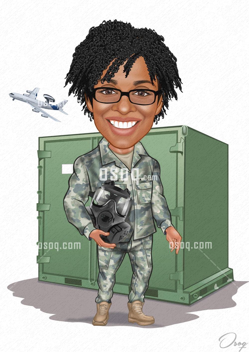 Work cartoon caricature 05