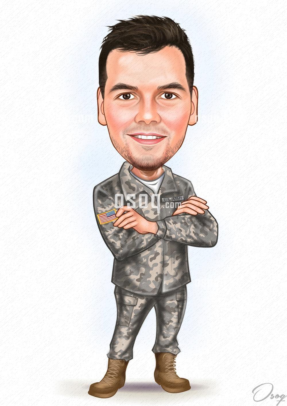 Work cartoon caricature 14