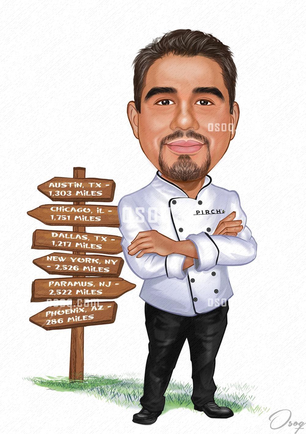 Work cartoon caricature 15