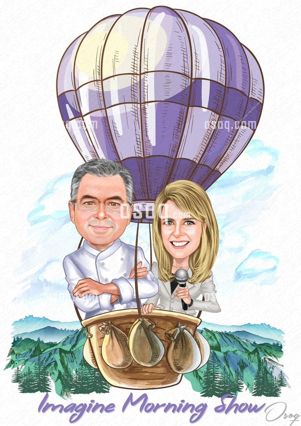 Work cartoon caricature 16