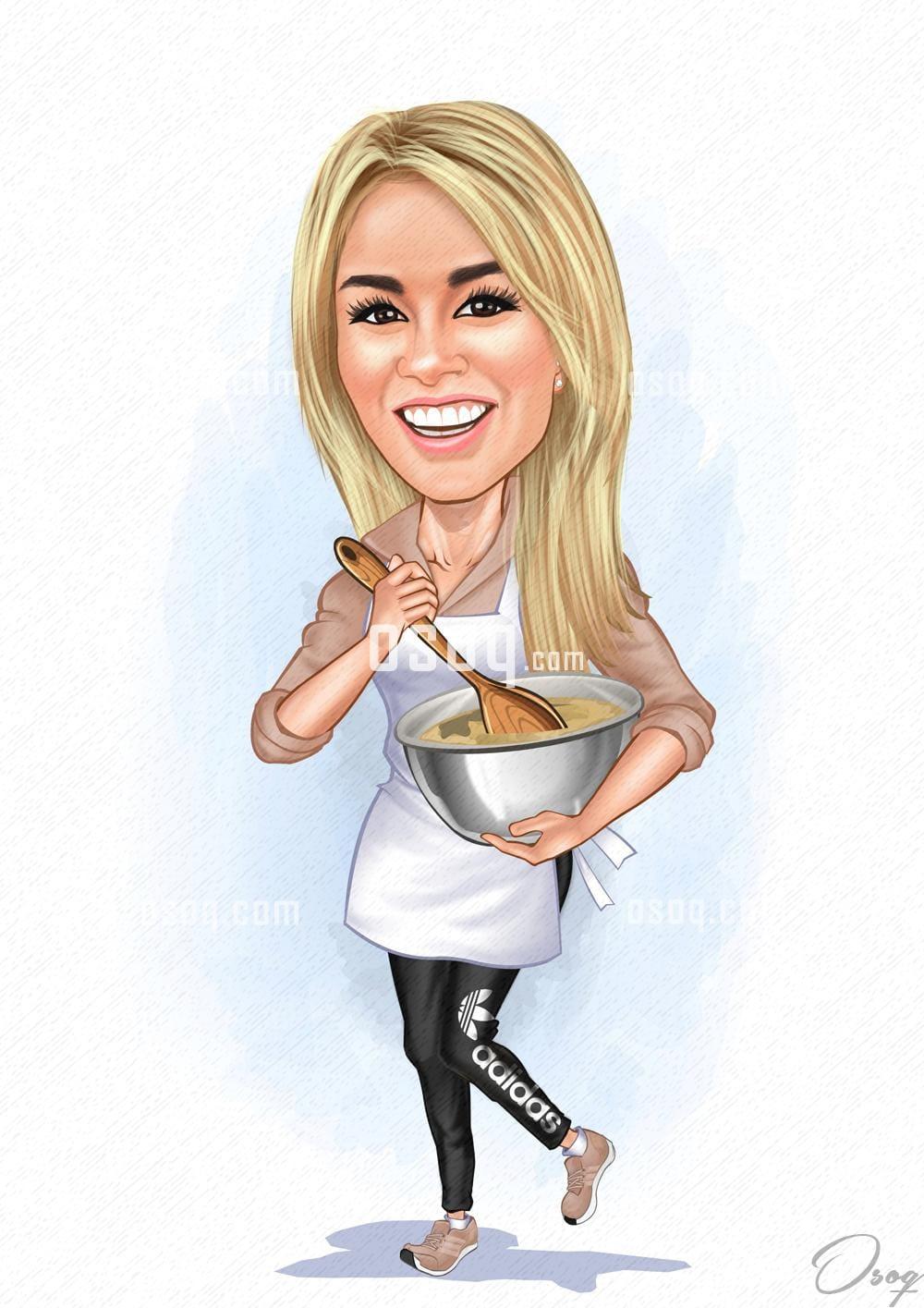 Work cartoon caricature 18