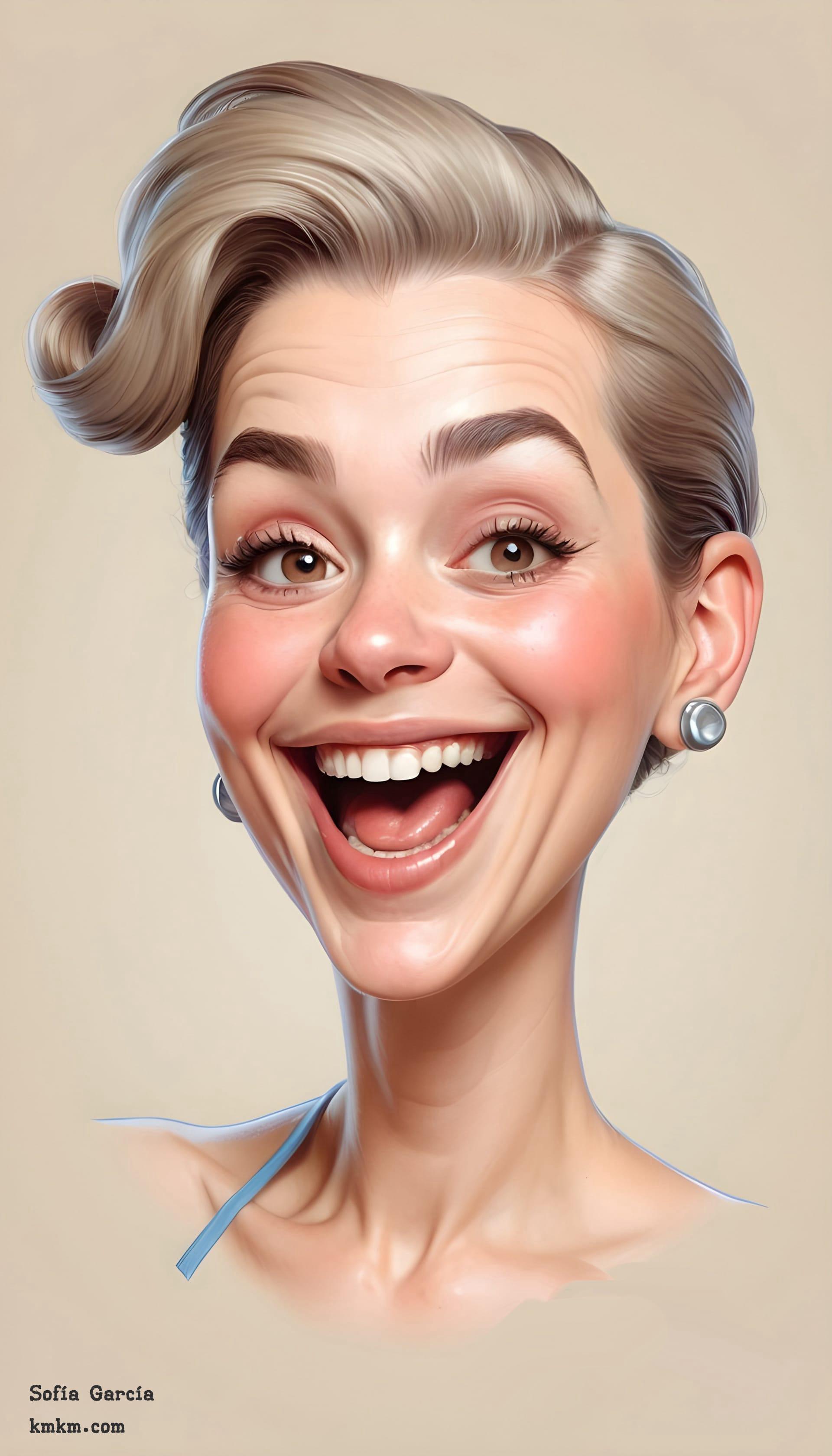 Female caricature 01