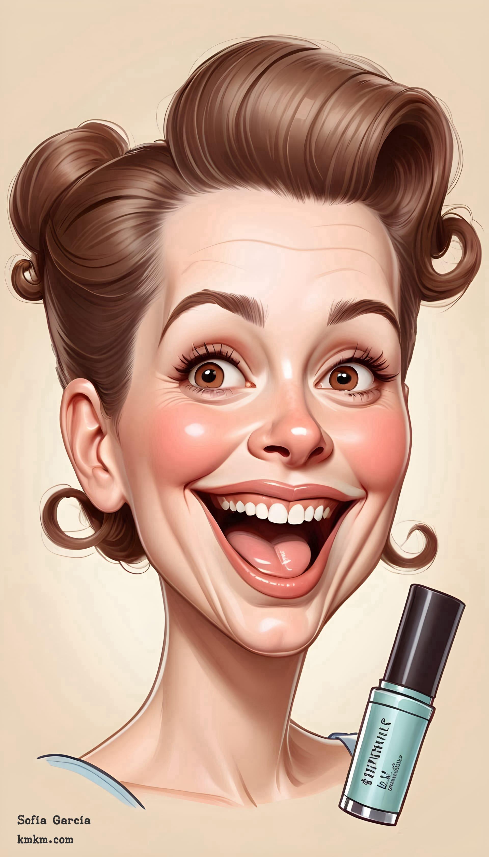 Female caricature 02