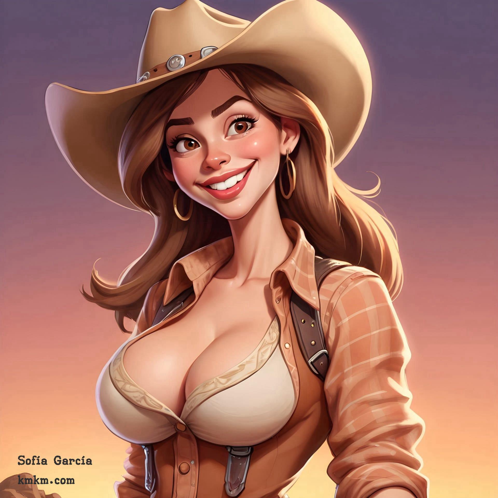 Female caricature 03